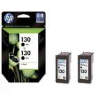 Набор картриджей HP C9504HE (№130) струйные черные, 2 шт./уп. для DeskJet 6843, 6843d