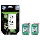 Набор картриджей HP C9505HE (№134) струйные многоцветные, 2 шт./уп. для Deskjet 5743, DJ6843